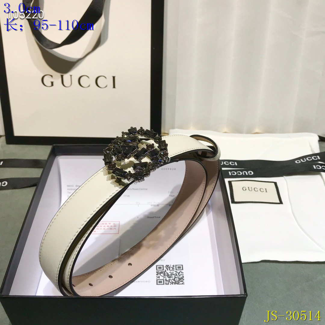Gucci Belts 3.0CM Width 018